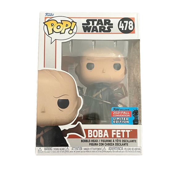 Funko Other - FUNKO POP NEW BOBA FETT 2021 FALL CONVENTION LIMITED EDITION FIGURINE